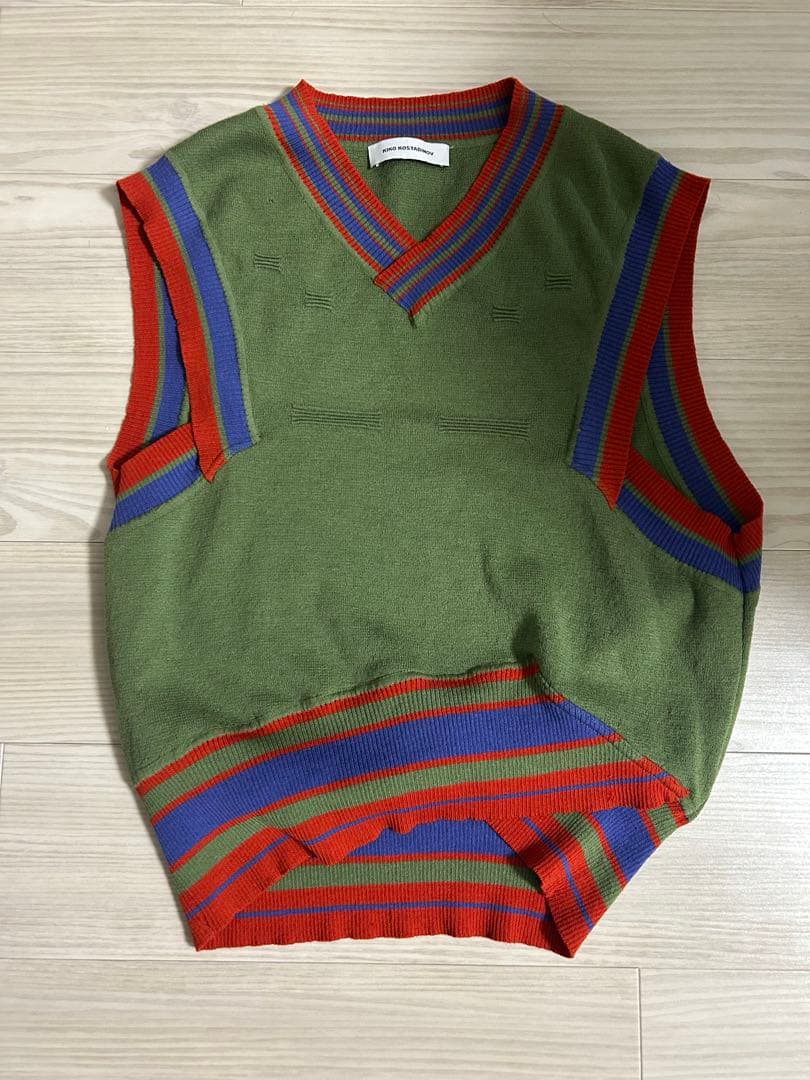 名作 KIKO KOSTADINOV 21AW ニットベスト サイズ48