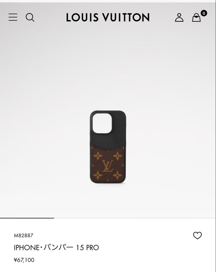 LOUIS VUITTON iPhone 15 Pro ケース