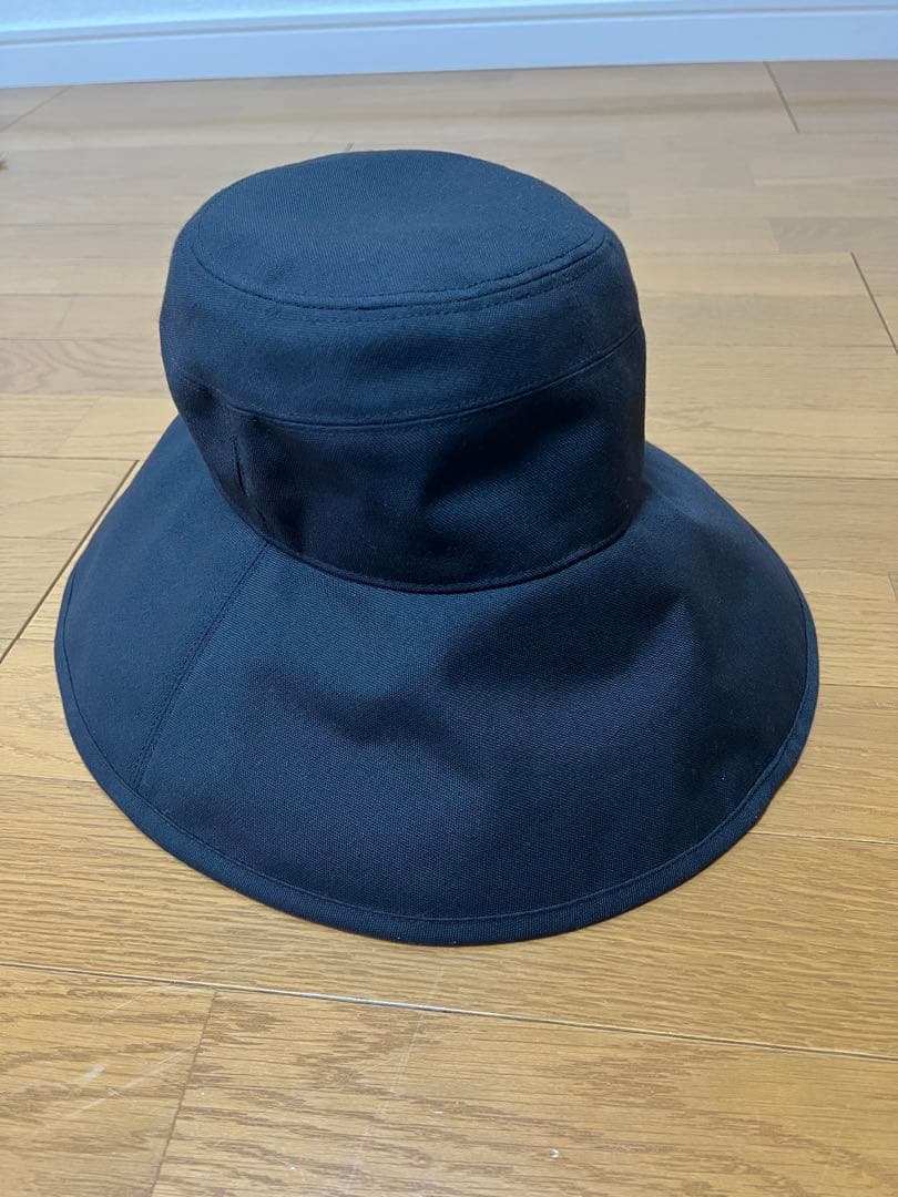 サンバリア100 ナチュラルハット 黒 Mサイズ