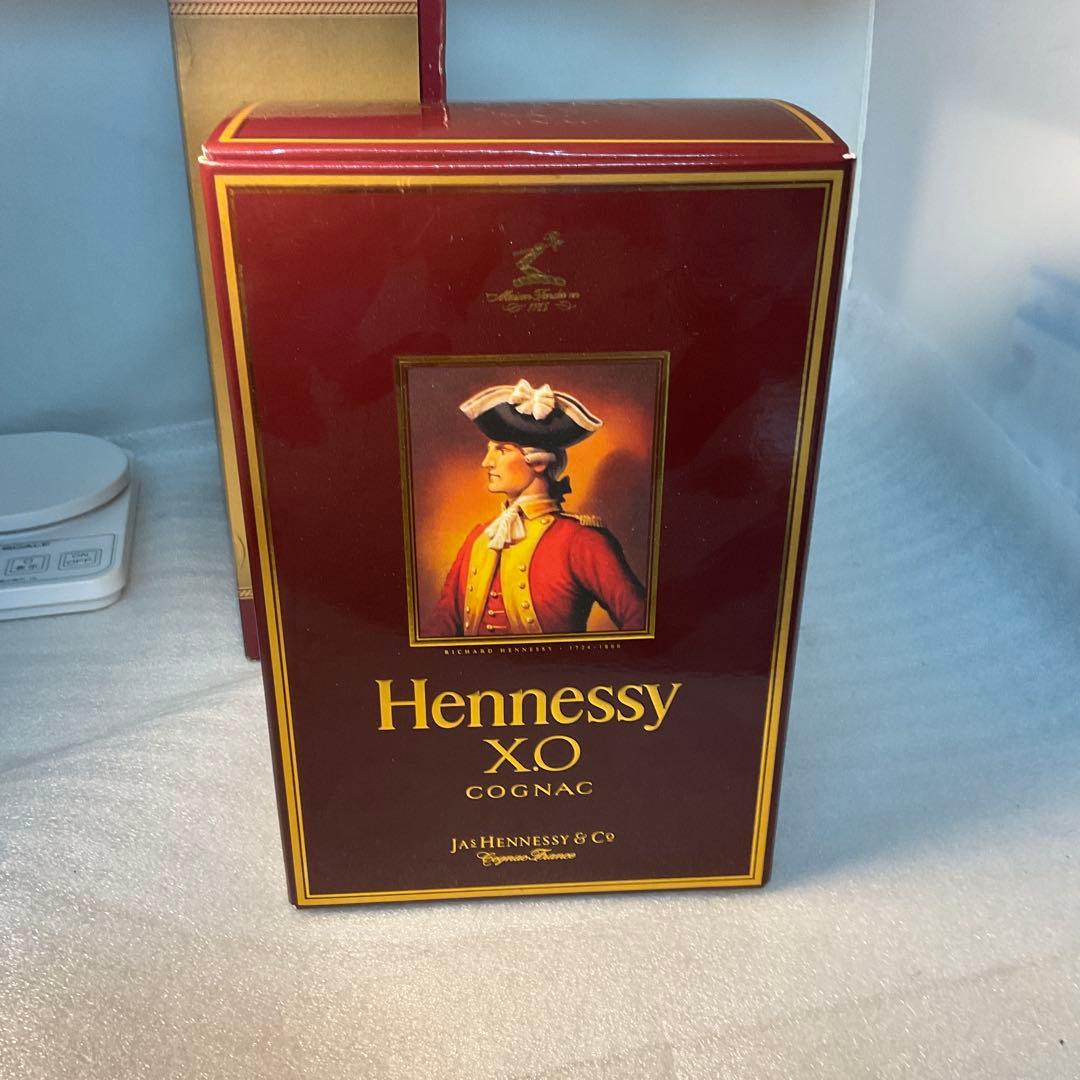 Hennessy XO コニャック cognac ヘネシー 金キャップ 古酒 箱