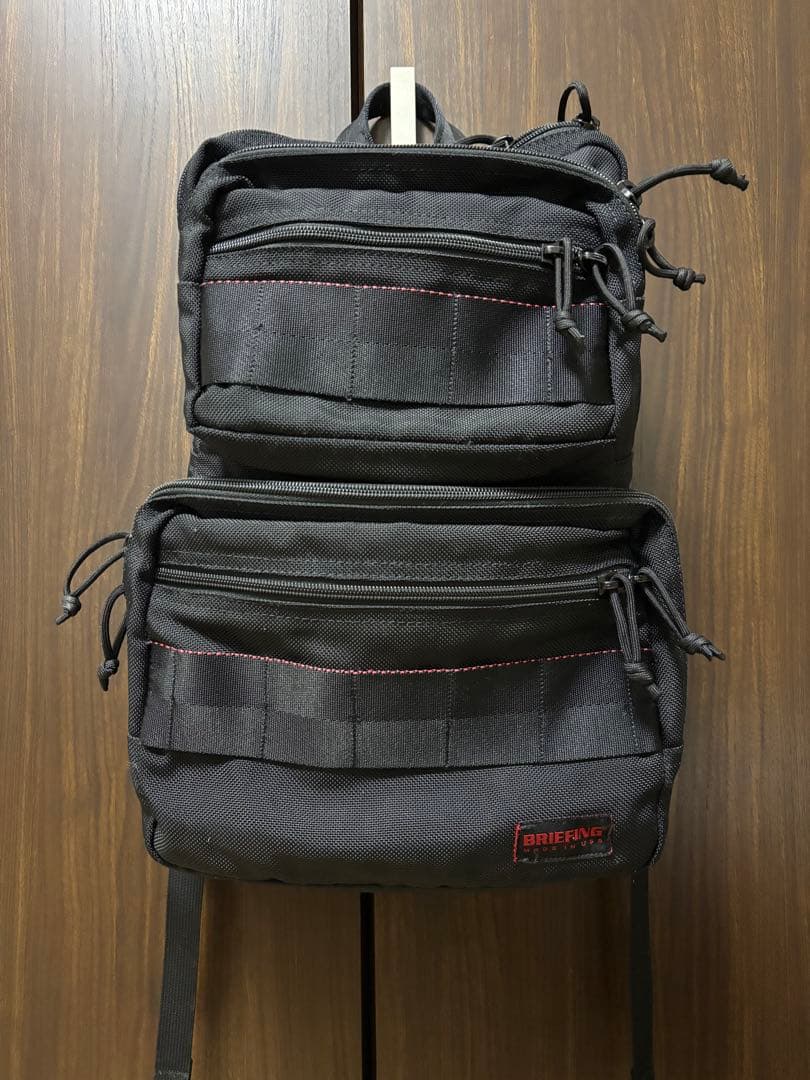 希少　美品 ブリーフィング コンパクトパック　廃盤USA リュック 黒