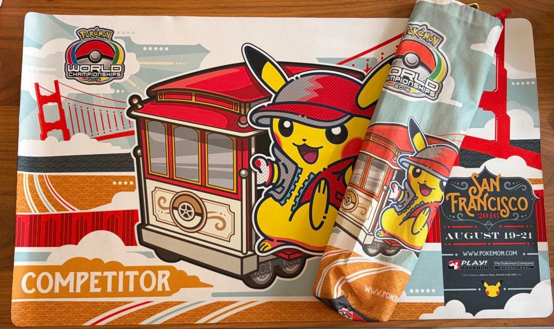 ポケモンカード プレイマット WCS2016 サンフランシスコ ピカチュウ