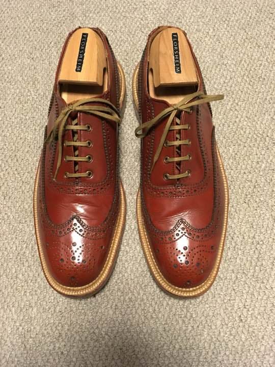 WORTHMOREワースモア　ウイングチップ 検70sFlorsheim革靴