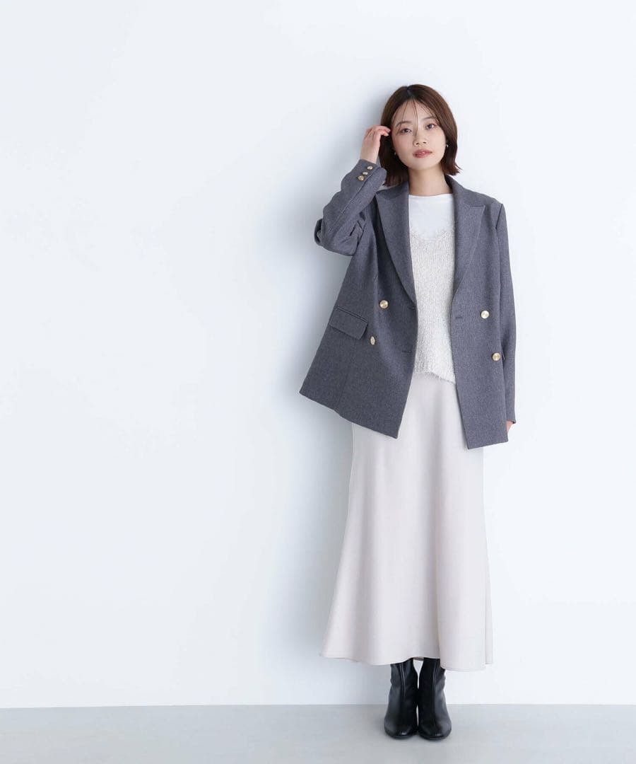 NaturalBeautyBasic ダブルブレストボクシージャケット