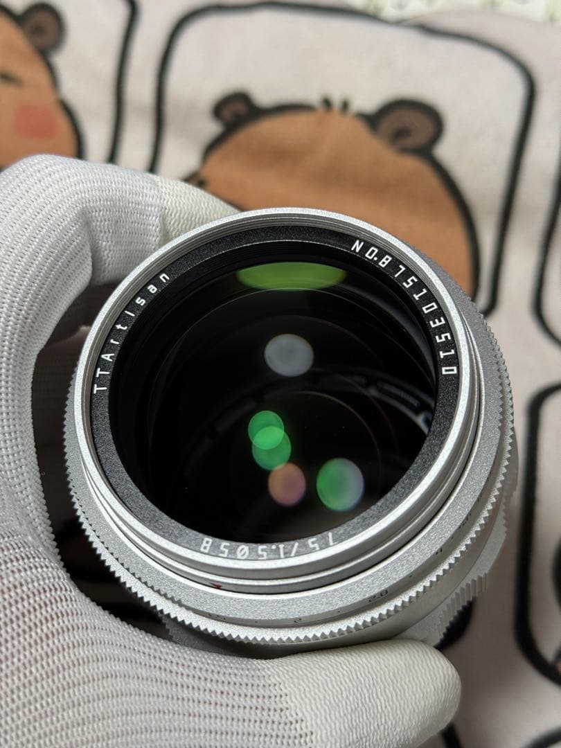 TTArtisan 75mm F1.5 シルバー M42