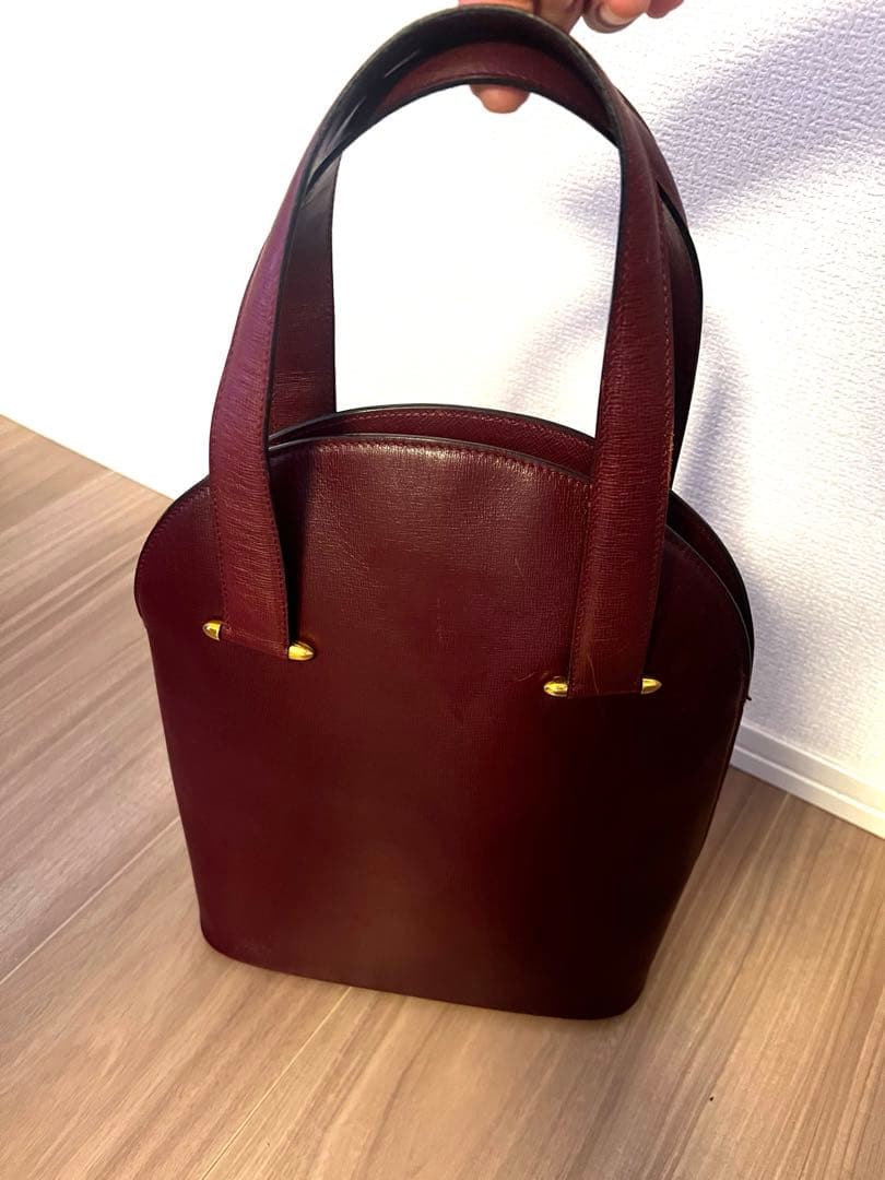 Cartier(カルティエ) マスト トートバッグ ボルドー レザー