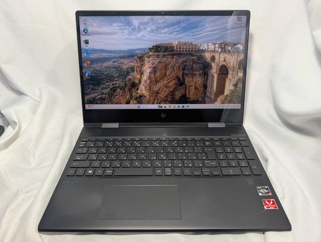 Windowsノート本体 HP ENVY x360 Ryzen7/16GB/SSD256GB/Win11