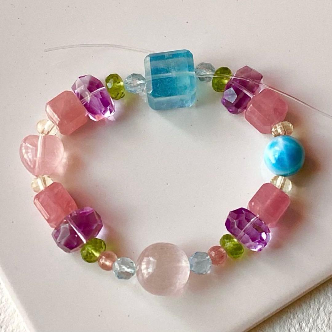 yy★ブレスレット ストロベリークォーツ♪ 370