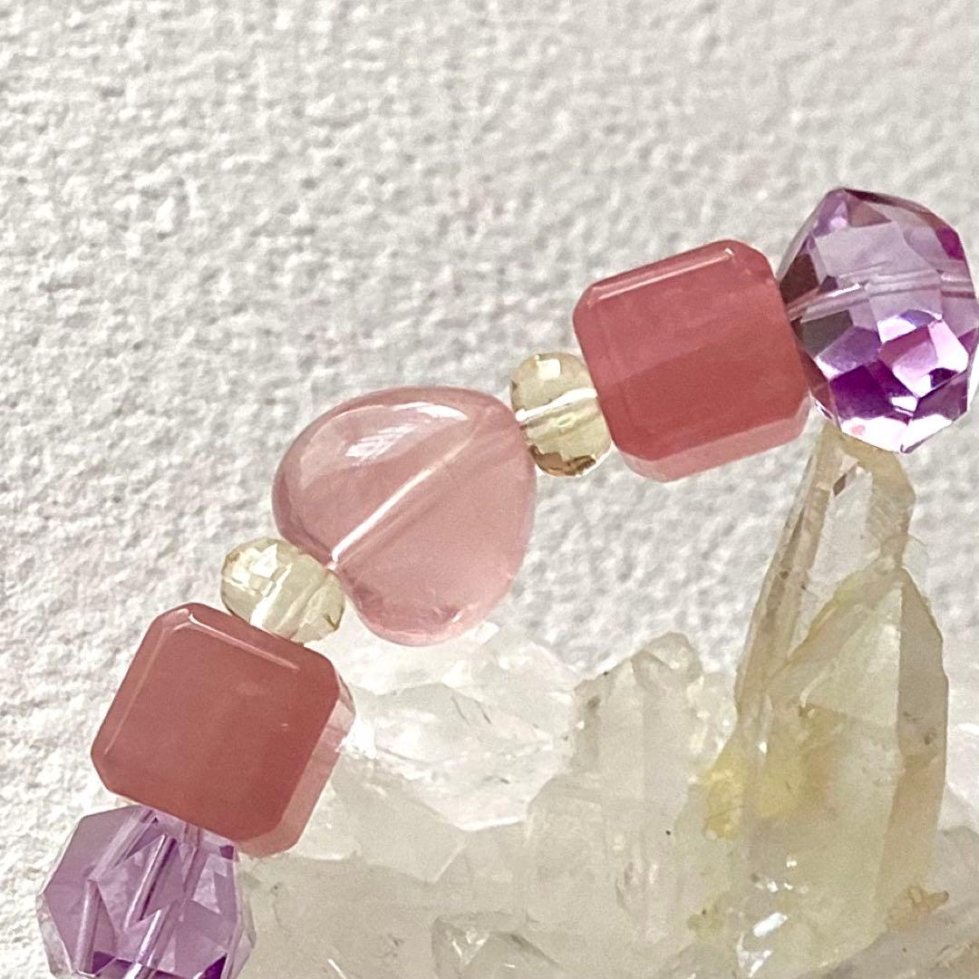 yy★ブレスレット ストロベリークォーツ♪ 370