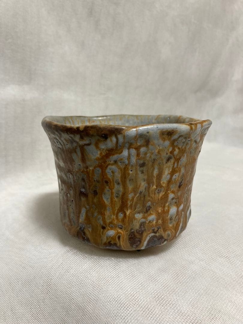 スコネコ専用木戸貞昭／土灰志野茶碗／昭43