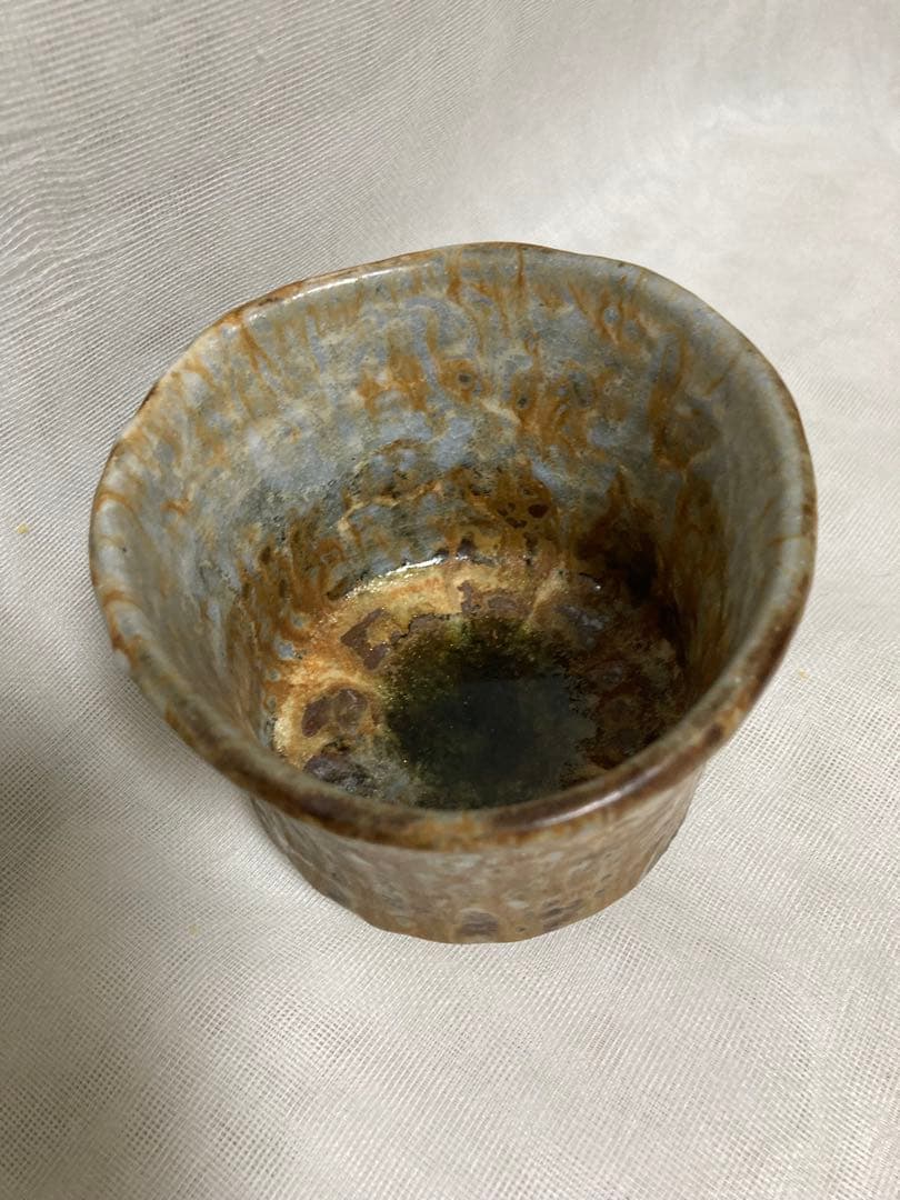 スコネコ専用木戸貞昭／土灰志野茶碗／昭43