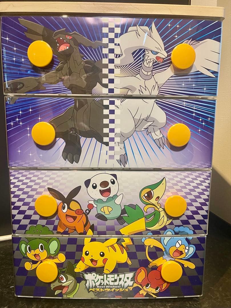レア 美品 アイリスオーヤマ 2011年 期間限定　棚 4段 チェスト ポケモン