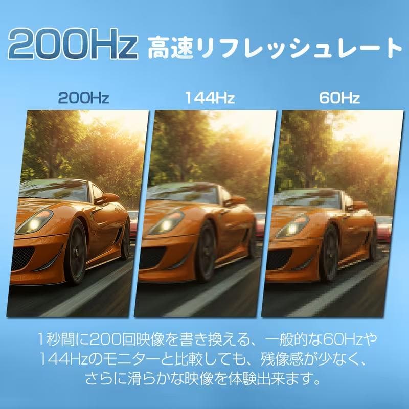 【新品未使用】COMRIZE 27インチ ゲーミングモニター 2560x1440