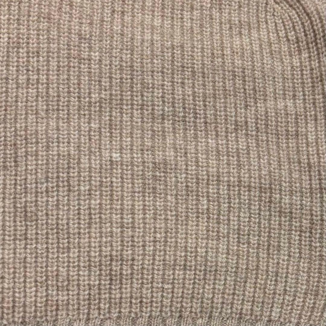 【23AW✨】MHL. ウールリブ ニットベスト Vネック ベージュ M