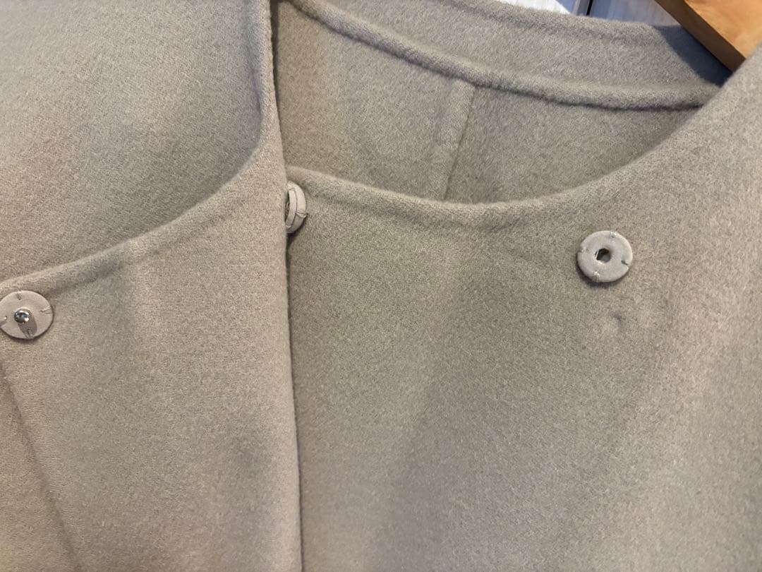 スローブイエナ　HAMILTONダブルフェイスウールショートコート