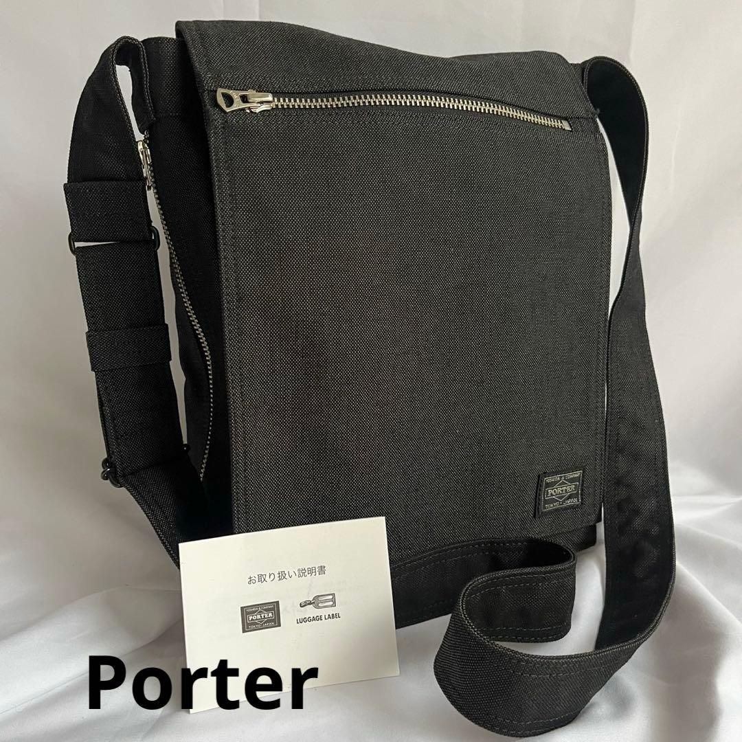 ✨未使用✨️ Porter ショルダーバッグ　メッセンジャーバッグ　キャンバス