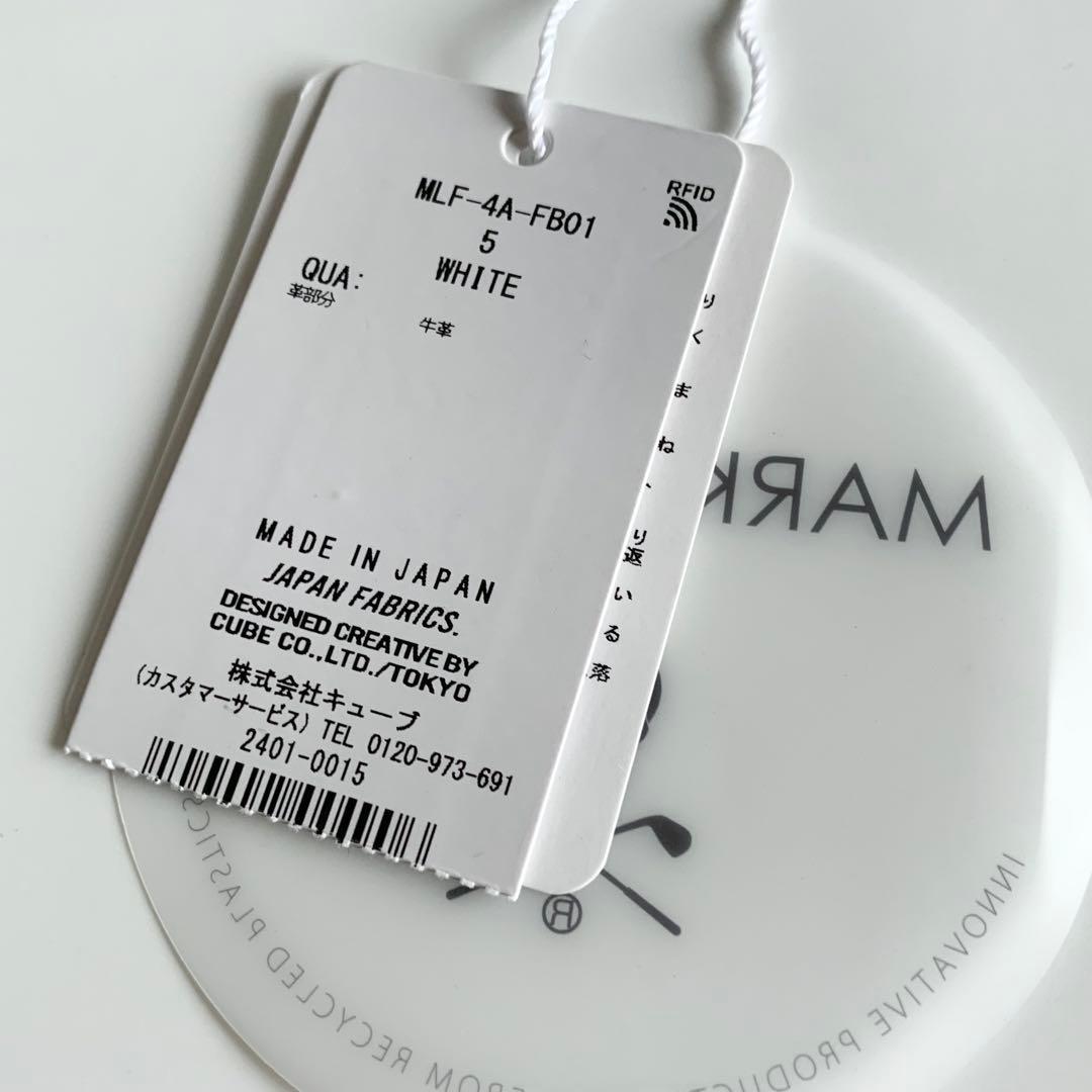 マークアンドロナ MARK&LONA ゴルフベルト ホワイト