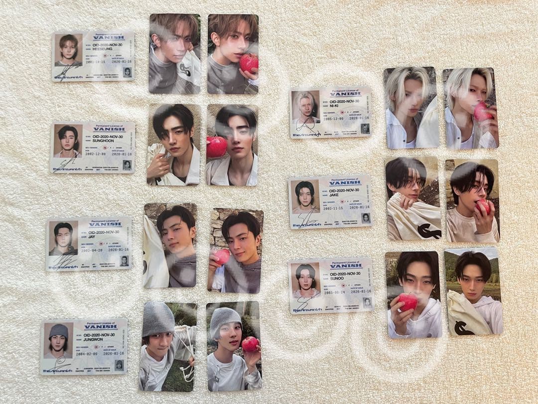 ENHYPEN THE SIN:VANISH 7形態　トレカ　コンプリート