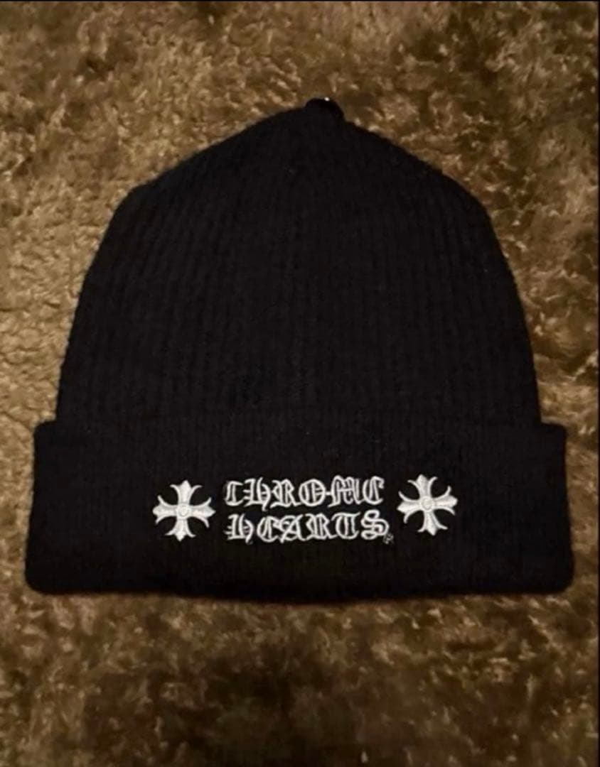 chrome hearts ビーニー　ニット帽