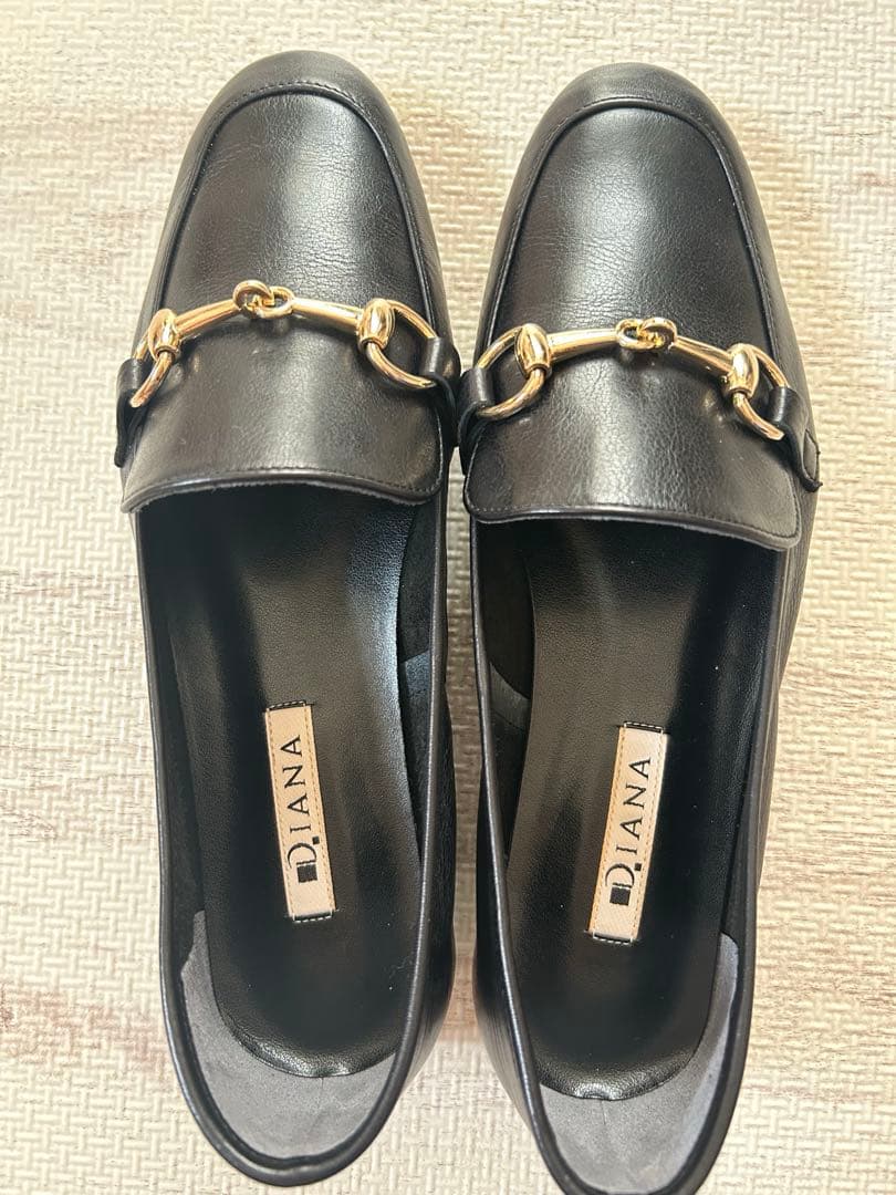 【新品未使用】DIANA ダイアナ 黒パンプス 24cm