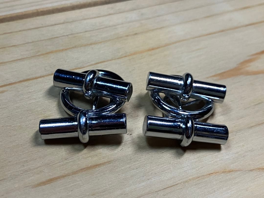 HERMES エルメス シェーヌダンクル リンクス カフスボタン SV925