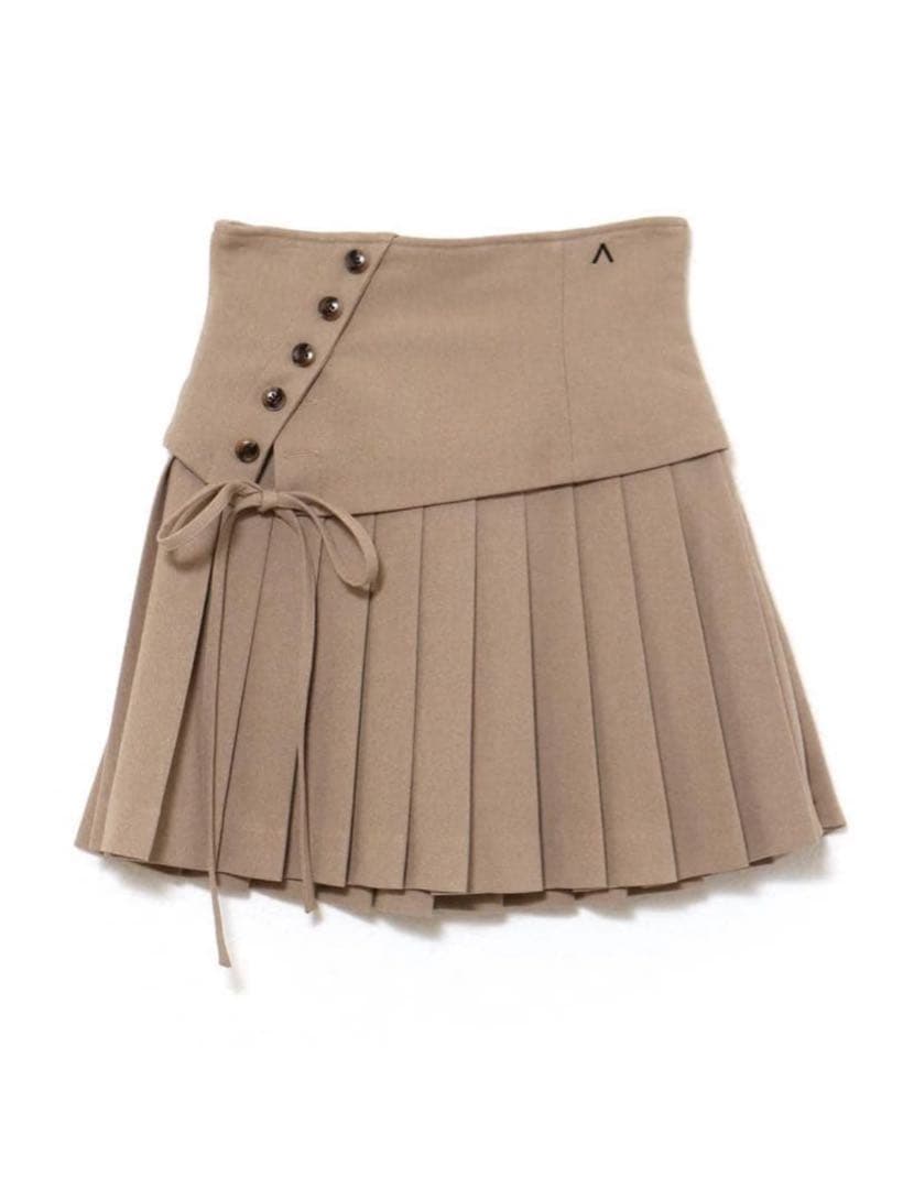 ANDMARY アンドマリー ベージュ プリーツスカート