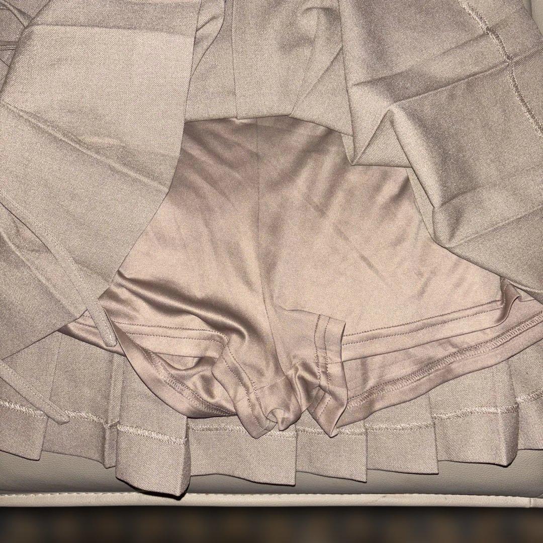 ANDMARY アンドマリー ベージュ プリーツスカート