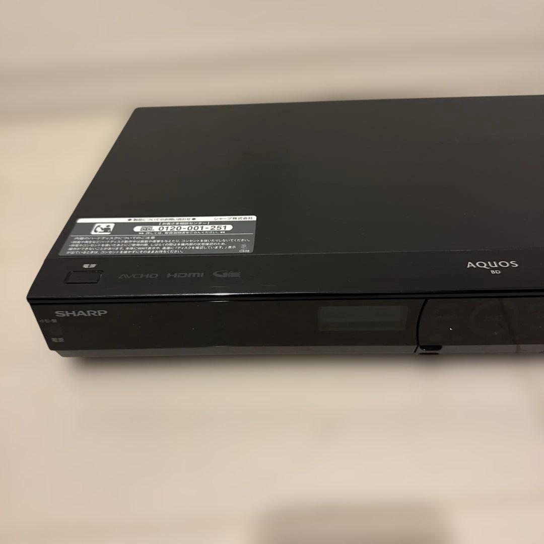 SHARP AQUOS BD-W1200 1TB ブルーレイレコーダ　動作確認済
