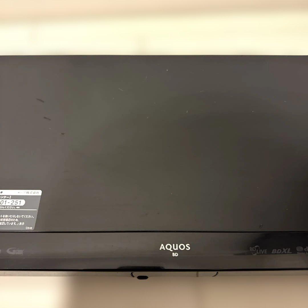 SHARP AQUOS BD-W1200 1TB ブルーレイレコーダ　動作確認済