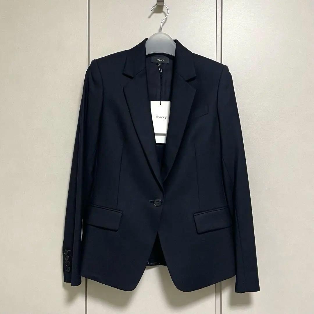 ☆新品タグ付☆セオリー Theory テーラードジャケット ネイビー