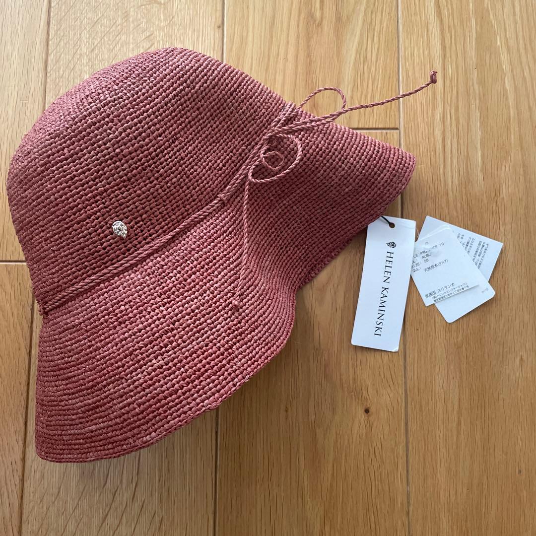 HELEN KAININGS ピンク 麦わら帽子