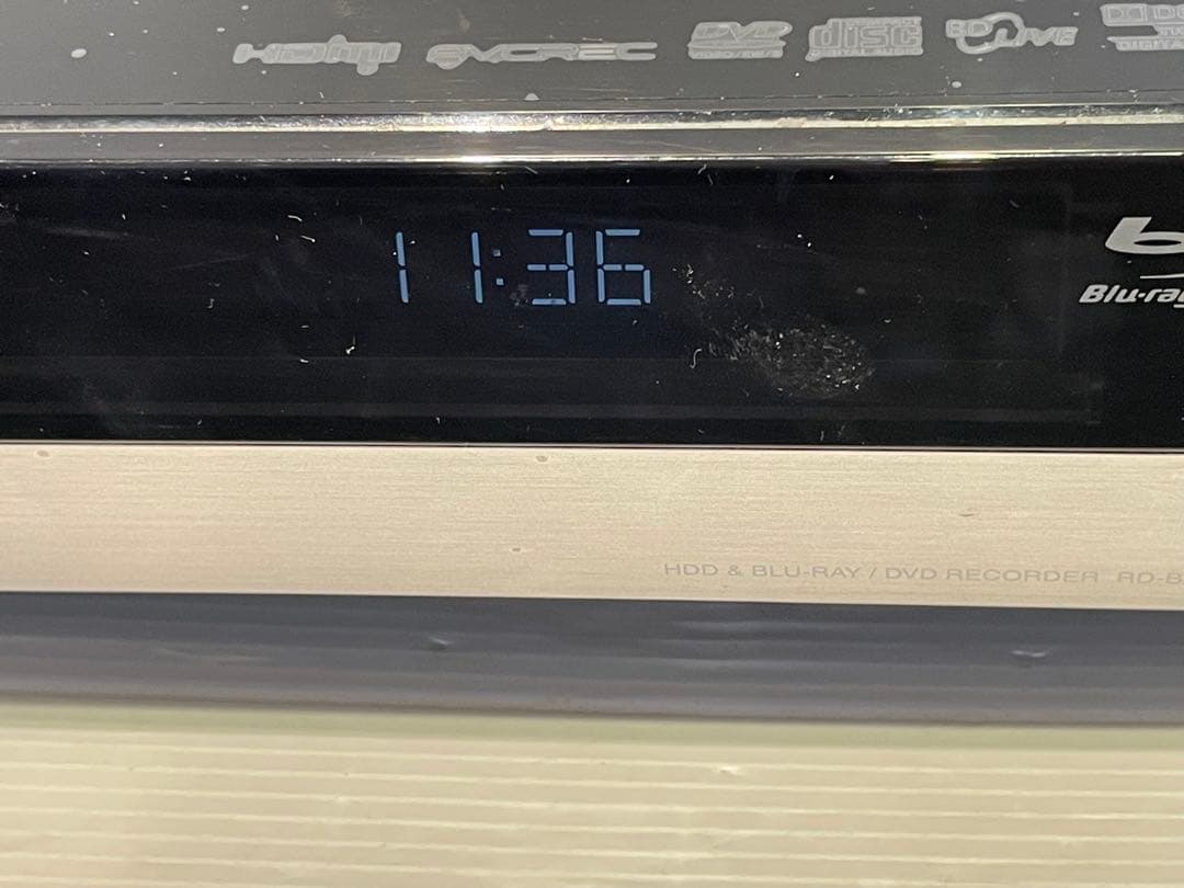 東芝　TOSHIBA ブルーレイディスクレコーダー　通電確認済　リモコン付