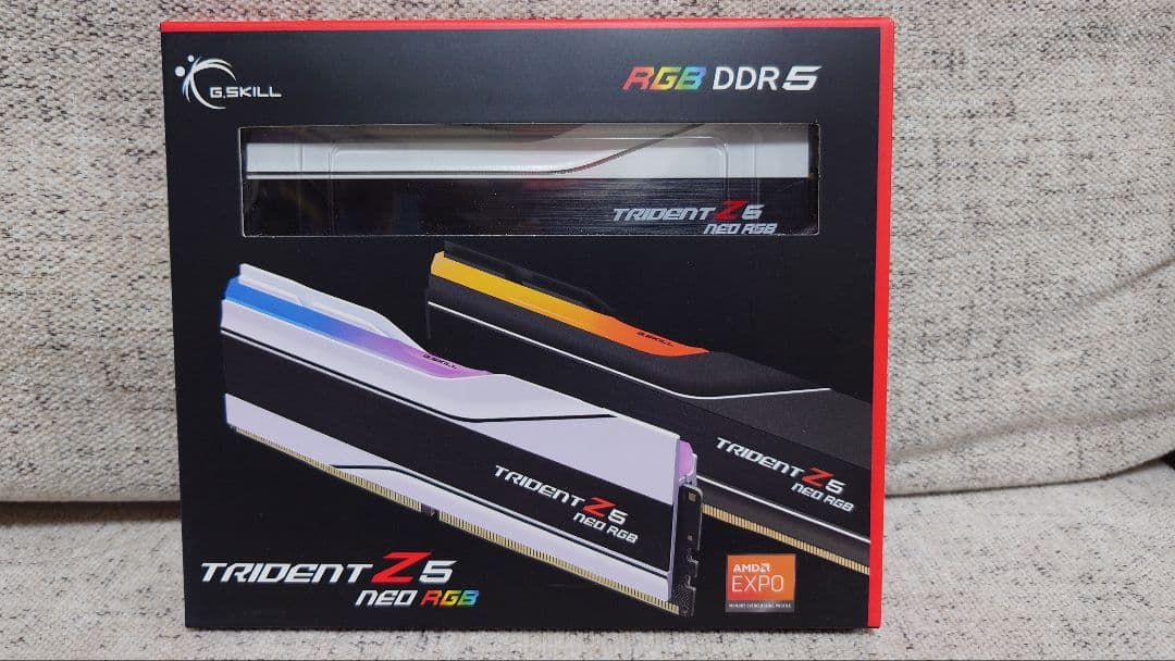 メモリー G.SKILL TRIDENT Z5 RGB DDR5 6000mhz CL30