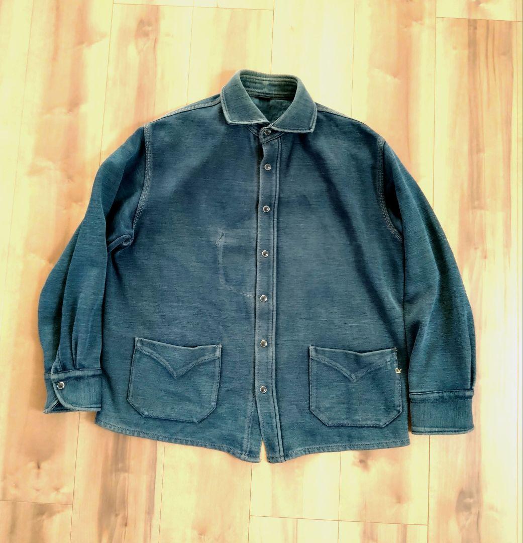 45rpm スウェットジャケット インディゴ 藍染
