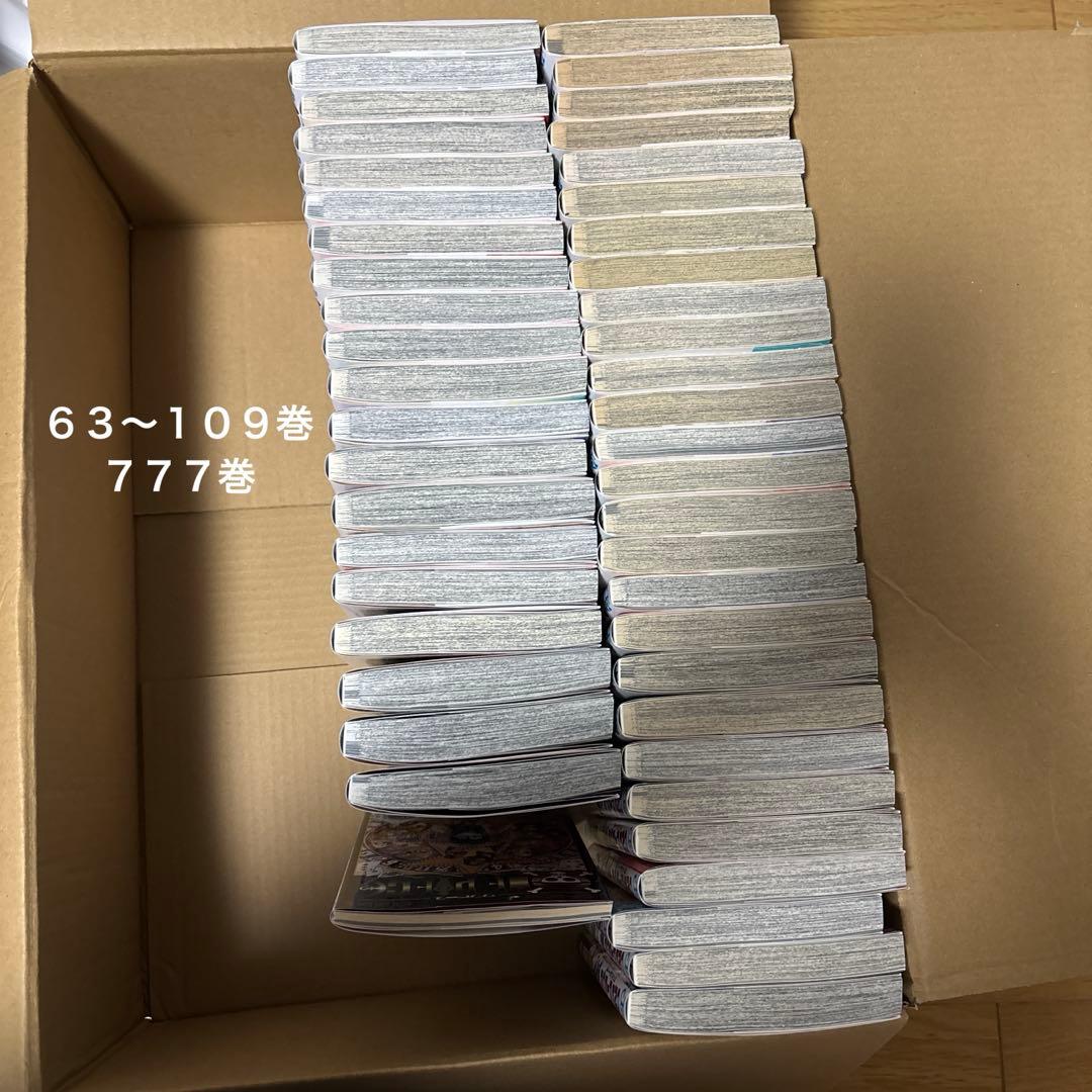 ONE PIECE ほぼ全巻セット　1巻〜109巻　七七七巻付き
