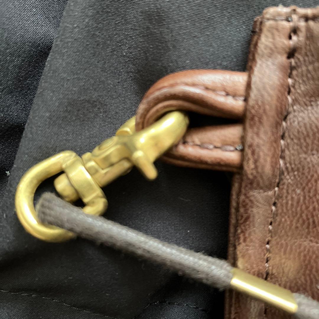 ポーター　PORTER ブラウン 革　 レザー ショルダーバッグ日本製