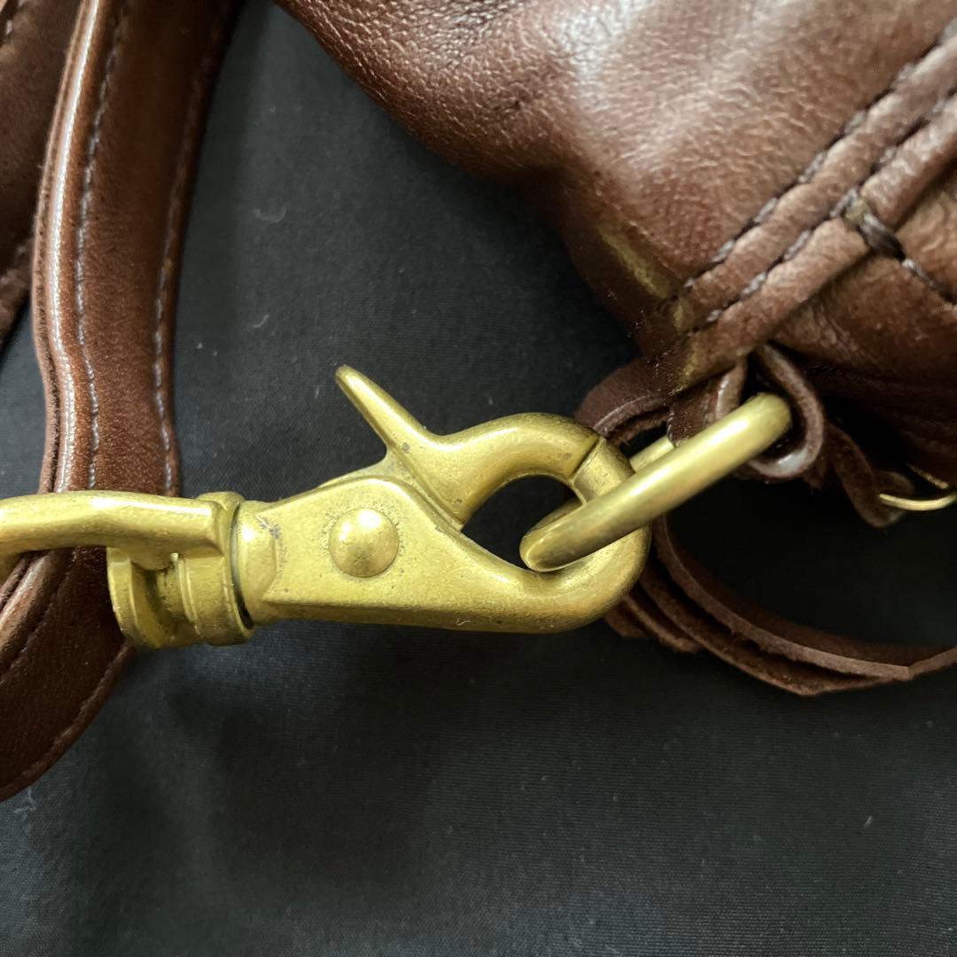 ポーター　PORTER ブラウン 革　 レザー ショルダーバッグ日本製