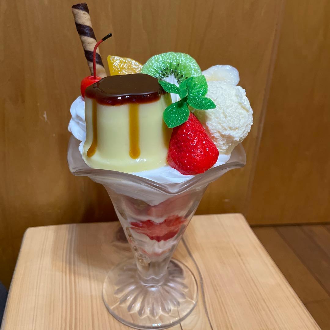 食品サンプル　パフェ　まいづる