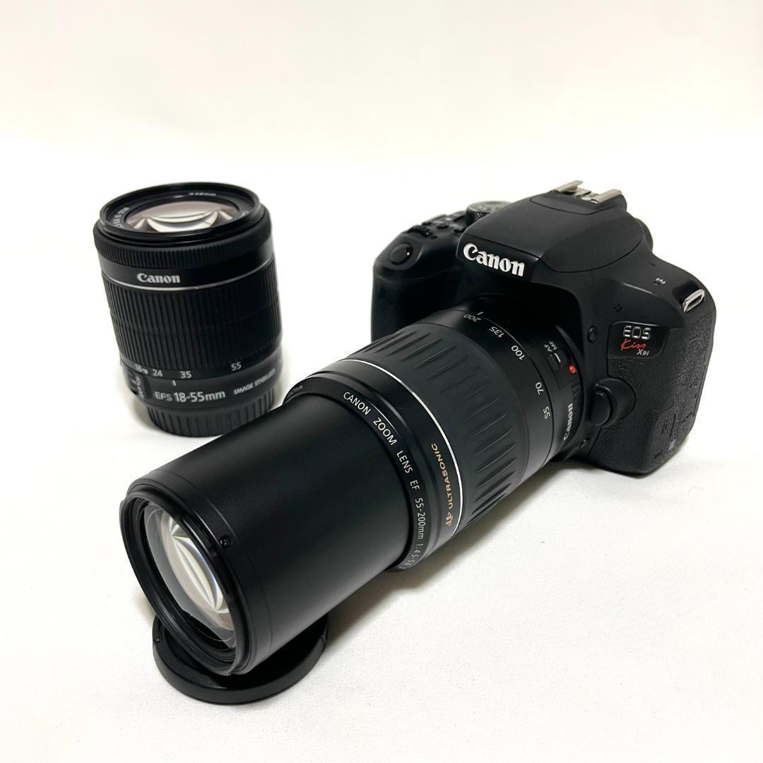 バリアングル液晶❣️ Canon EOS Kiss X9i Wズームレンズセット