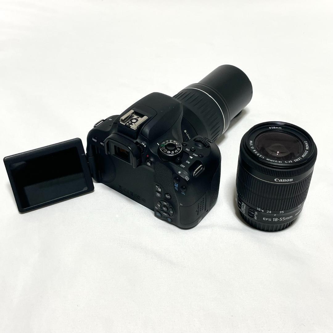バリアングル液晶❣️ Canon EOS Kiss X9i Wズームレンズセット