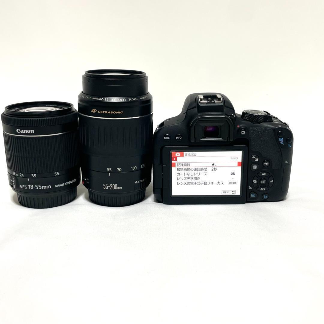 バリアングル液晶❣️ Canon EOS Kiss X9i Wズームレンズセット