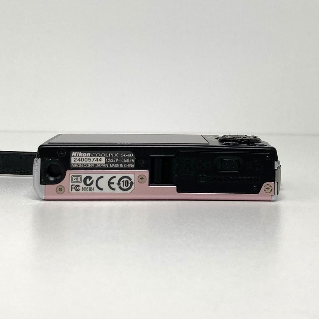 Nikon ニコン　COOLPIX S640　コンパクトデジタルカメラ　ピンク