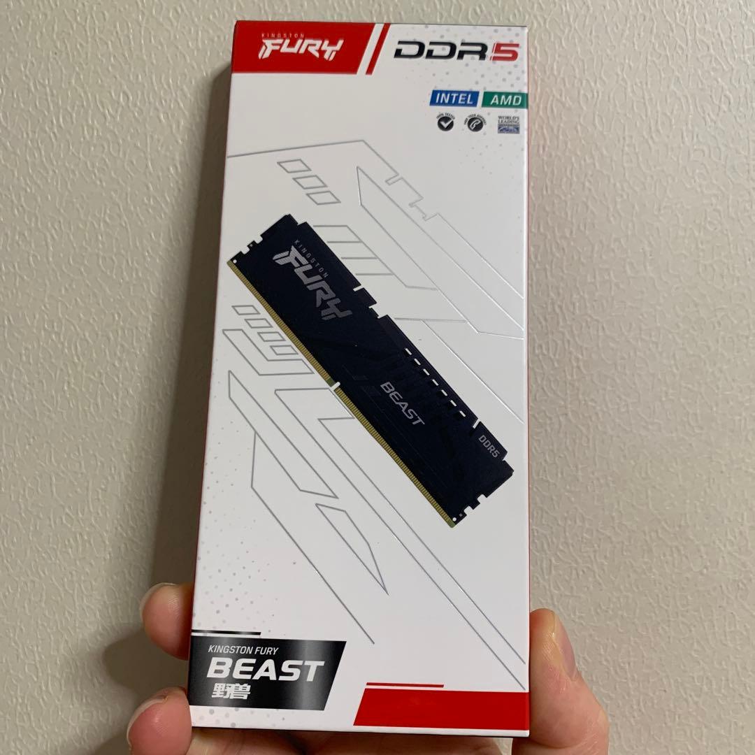 Kingston FURY Beast DDR5 メモリー6000Mhz-32g
