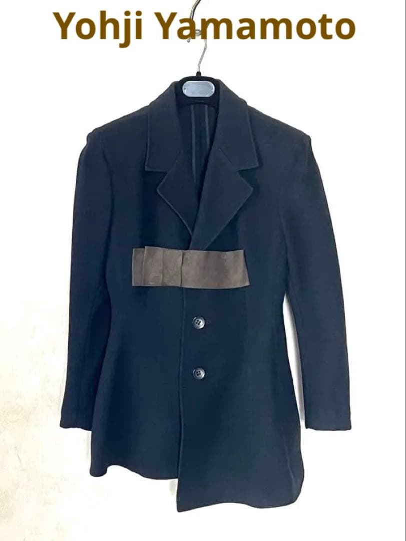 ヴィンテージ YohjiYamamoto 新品未使用ウールジャケットBLACK
