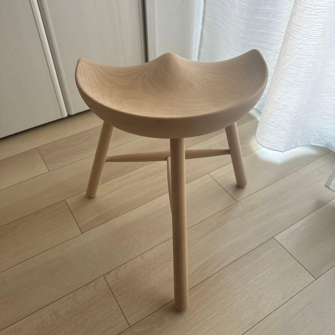 【直接引取】WERNER社 シューメーカースツール H49cm 無塗装