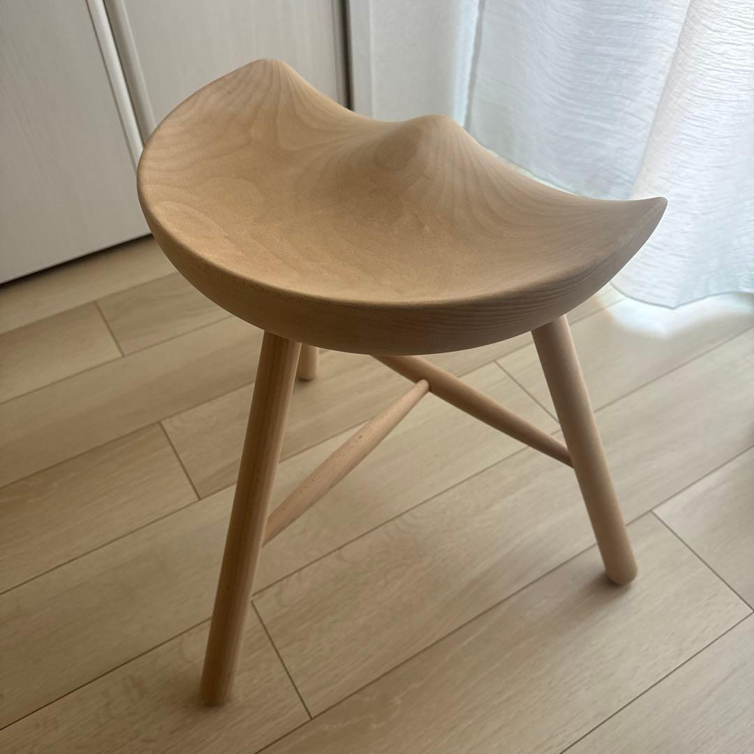 【直接引取】WERNER社 シューメーカースツール H49cm 無塗装