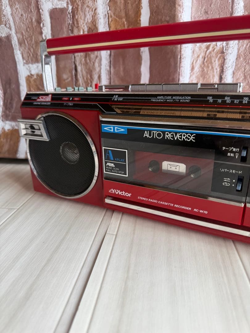 レトロ　Victor RC-V720 ステレオカセットレコーダー