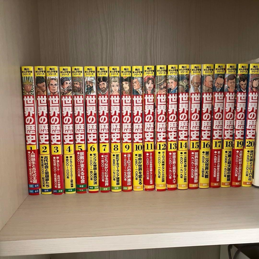 角川「世界の歴史20巻セット」