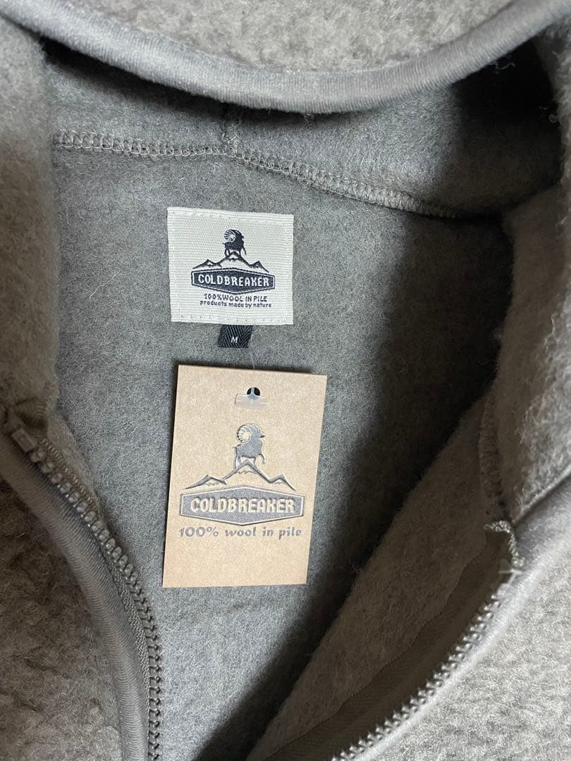 COLD BREAKER フード付きフリースベスト