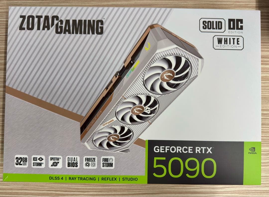 グラフィックボード・グラボ・ビデオカード ZOTAC GeForce RTX5090 32GB white edition